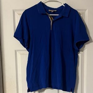 Burberry Royal Blue Polo Shirt